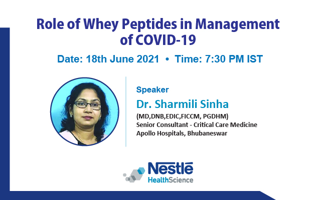 Role of Whey Peptides in Management of COVID - 19