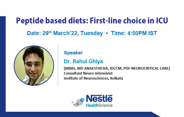 Peptide based diets : First-line choice in ICU