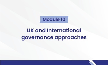 UK and international governance approaches