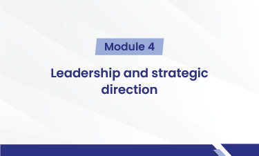 Leadership and strategic direction