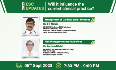 ESC 2023 Updates - Will it influence the current clinical practice?