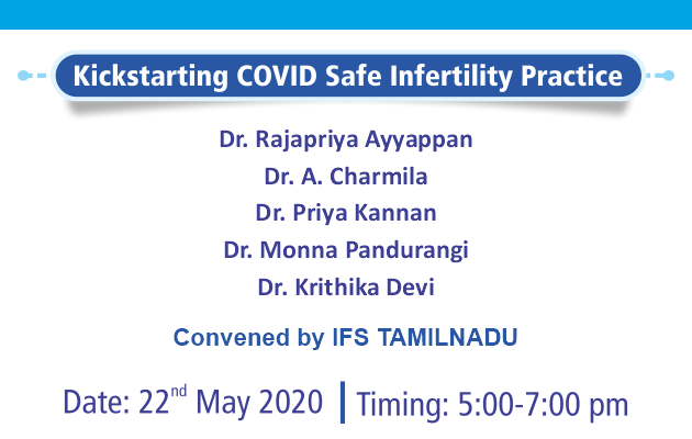 Kickstarting COVID Safe Infertility Practice