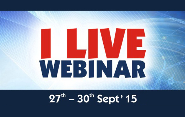 ILIVE Webinars - 27th Sept 2015 to 30th Sept 2015