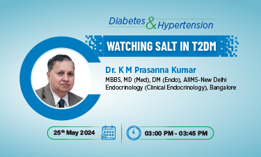 Diabetes and Hypertension - Watching Salt in T2DM