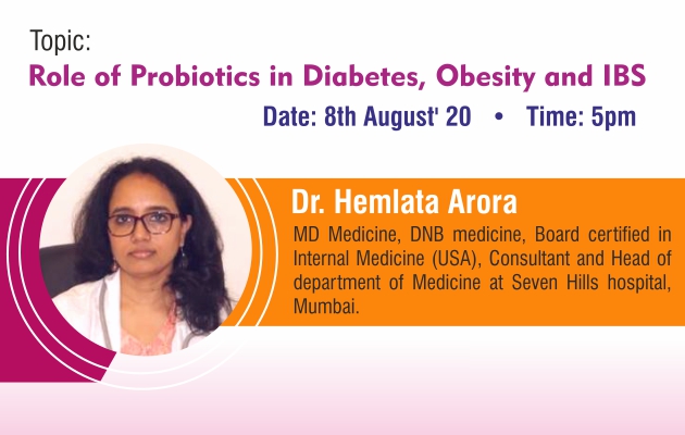 Role of Probiotics in Diabetes, Obesity and IBS
