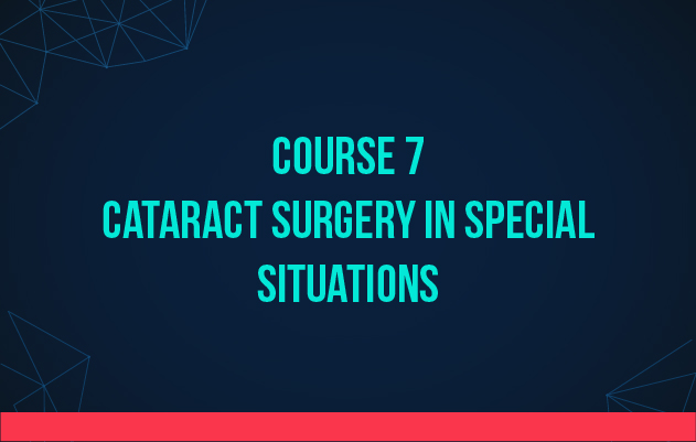 Cataract surgery in special situations