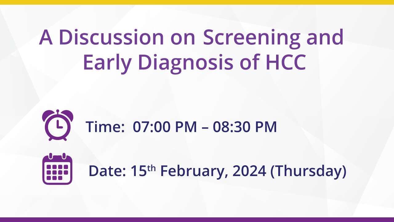 A Discussion on Screening and Early Diagnosis of HCC