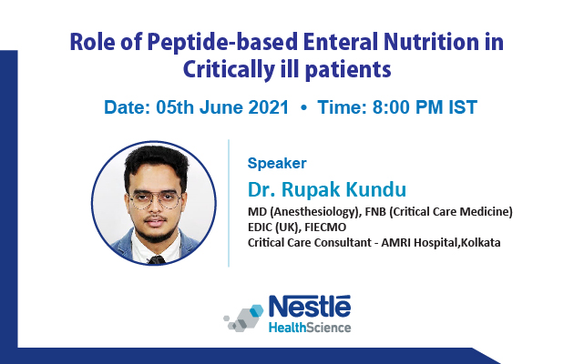 Role of Peptide-based Enteral Nutrition in  Critically ill patients