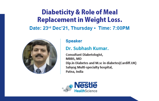 Diabeticity & Role of Meal Replacement in Weight Loss