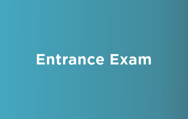 Entrance Exam 2021