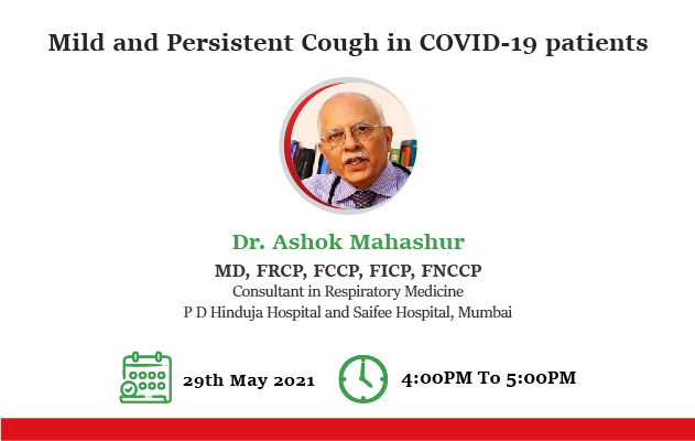 Mild and Persistent Cough in COVID-19 patients
