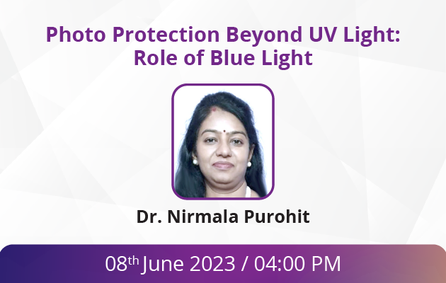 Photo Protection Beyond UV Light: Role of Blue Light